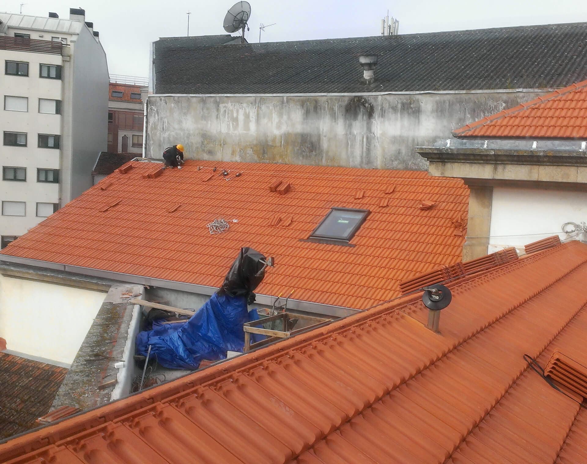 Construcción de cubiertas y tejados en Pontevedra